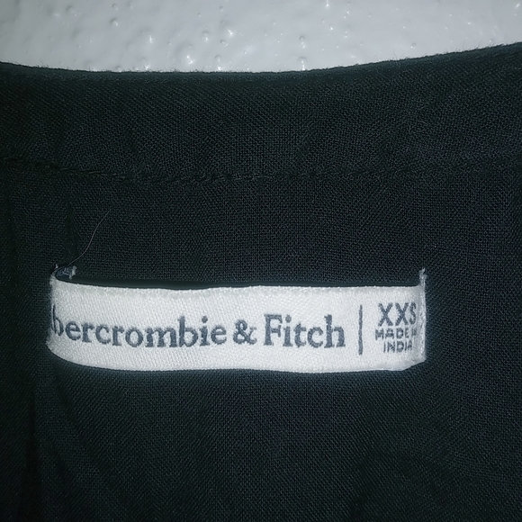 Abercrombie & Fitch XXS Whimseygoth Swiss Dotted Chenille Body Suit Black - Picture 8 of 10